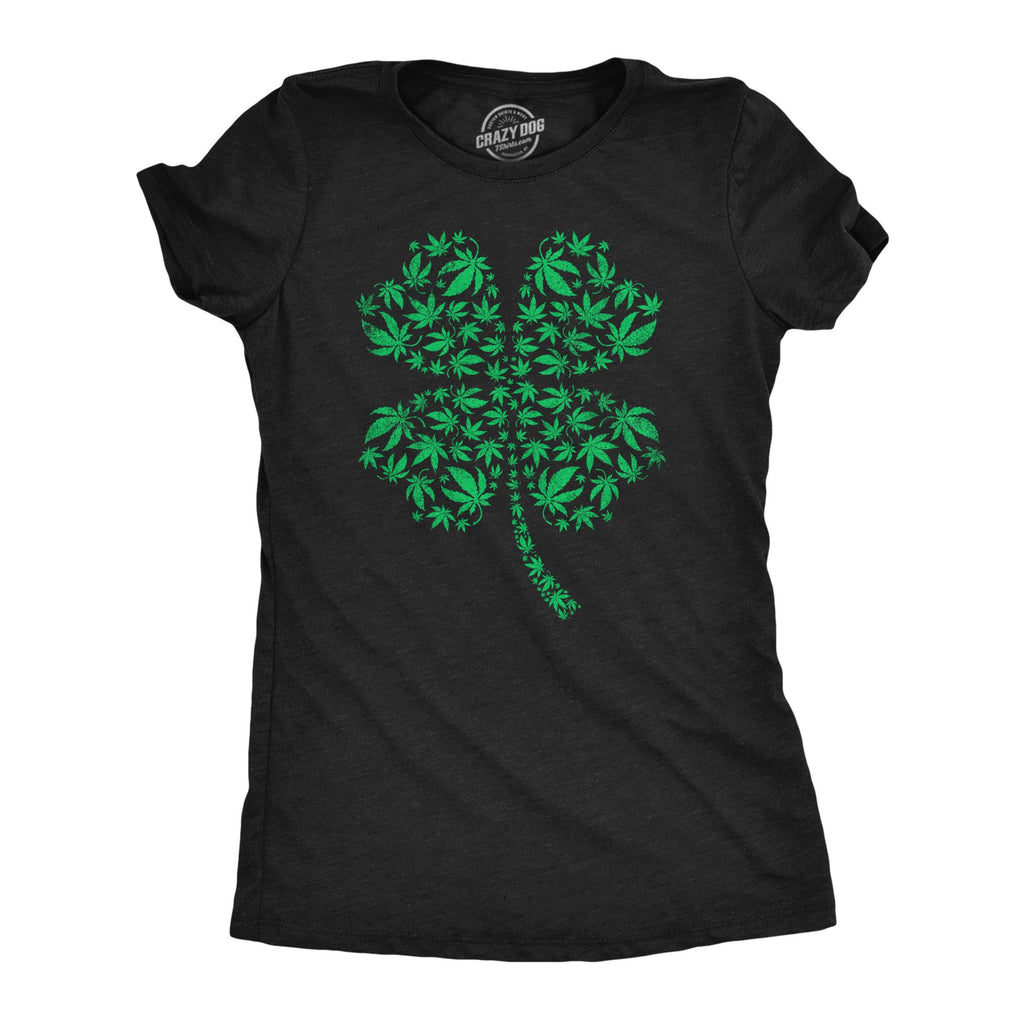 Clover Made Of Pot Leaves Women's T Shirt product image 1