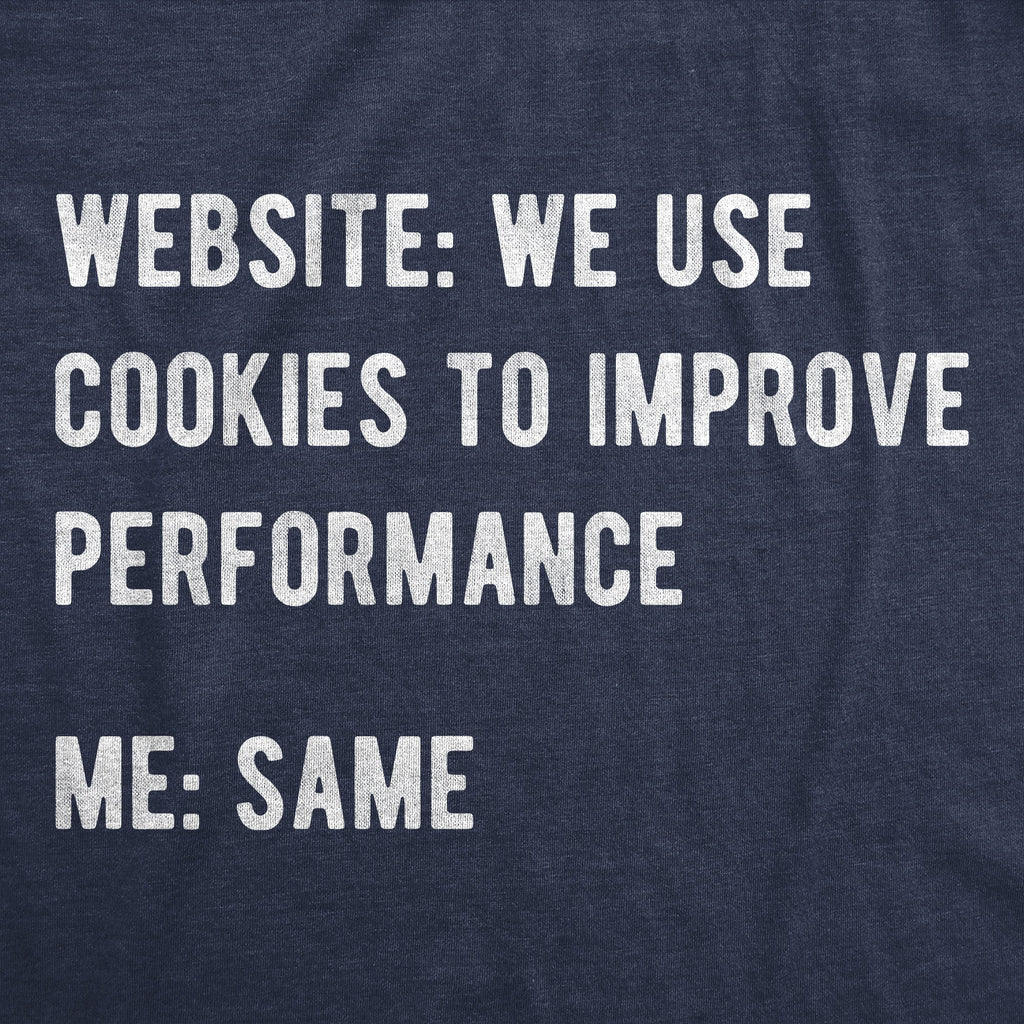 Website We Use Cookies To Improve Performance Men's T Shirt product image 3