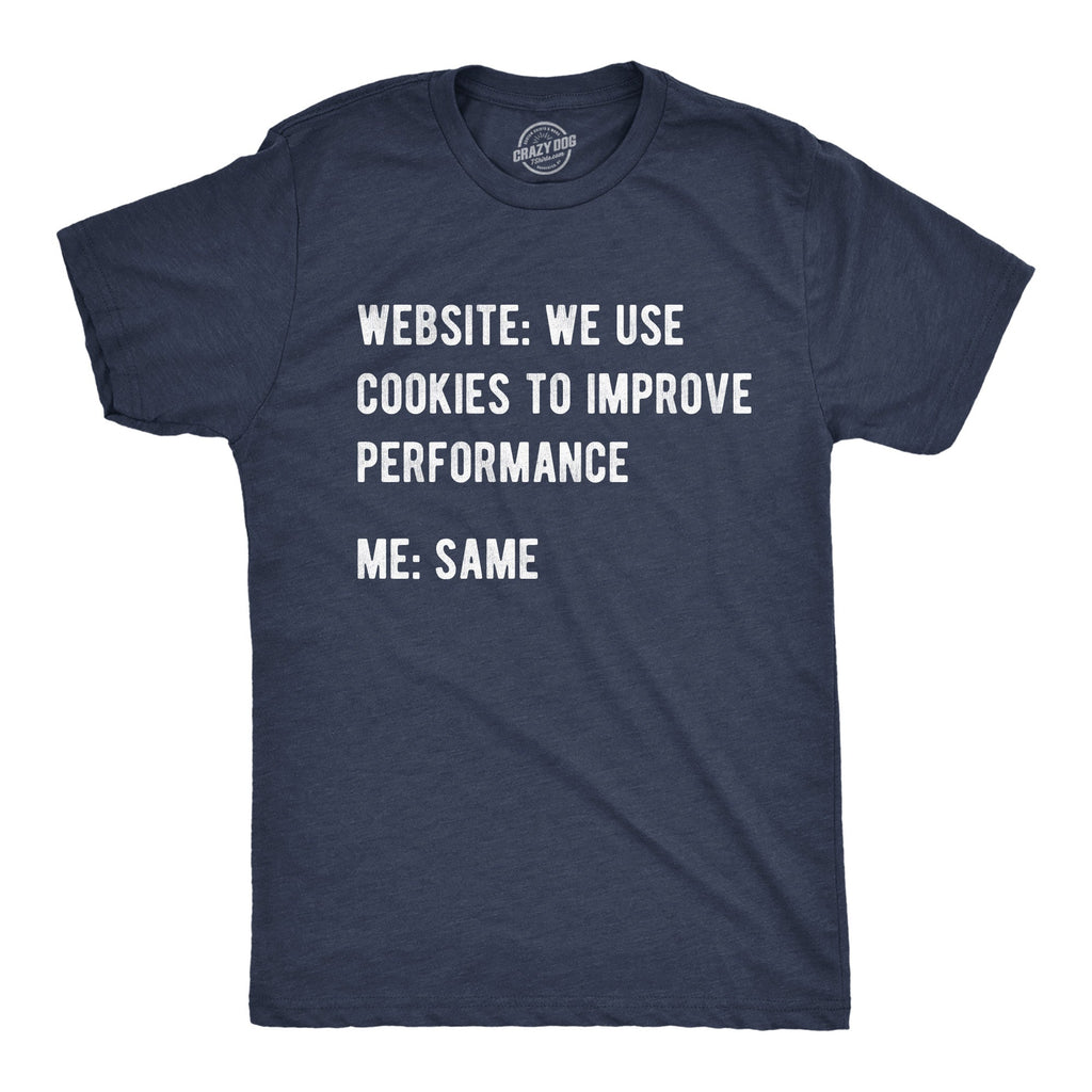 Website We Use Cookies To Improve Performance Men's T Shirt product image 1