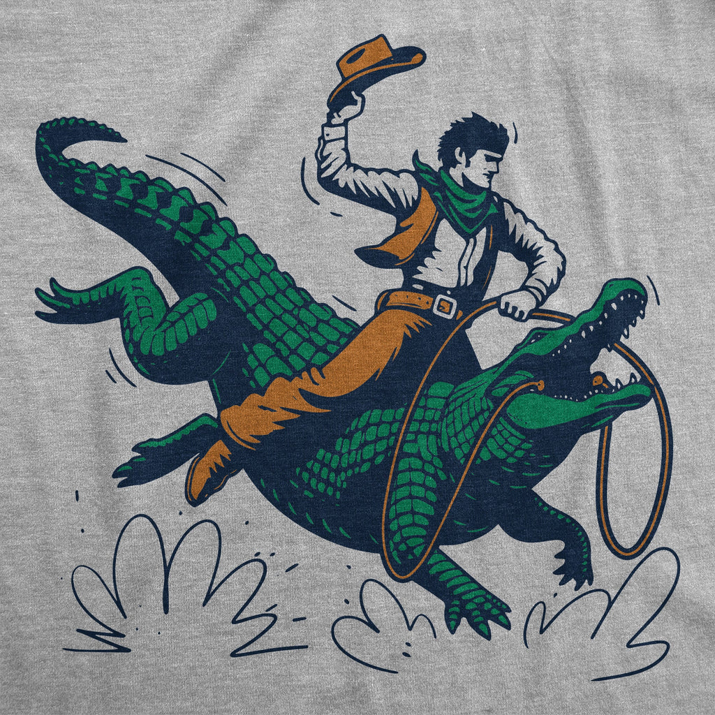 Cowboy Gator Ride Men's T Shirt product image 3