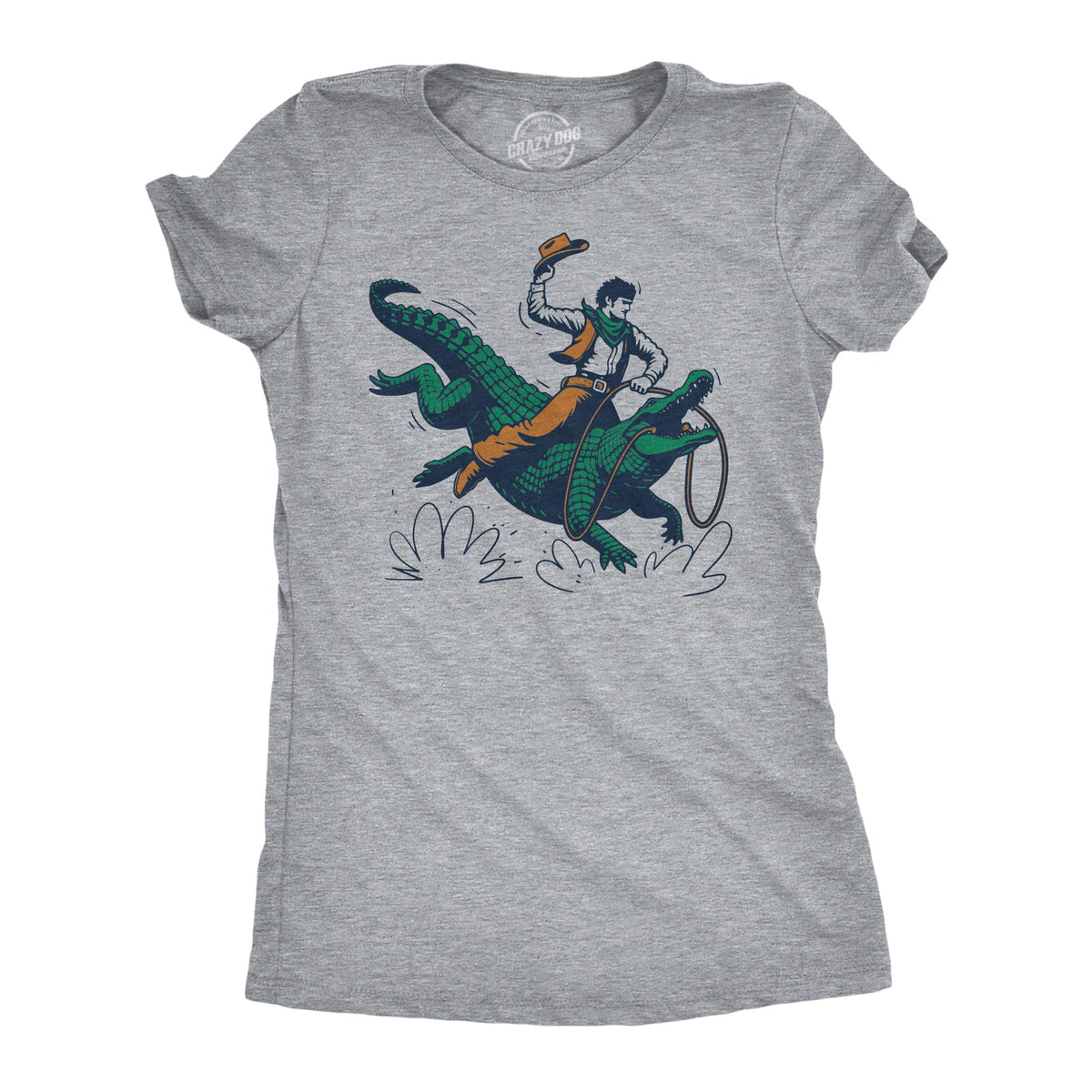 Cowboy Gator Ride Women's T Shirt product image 1