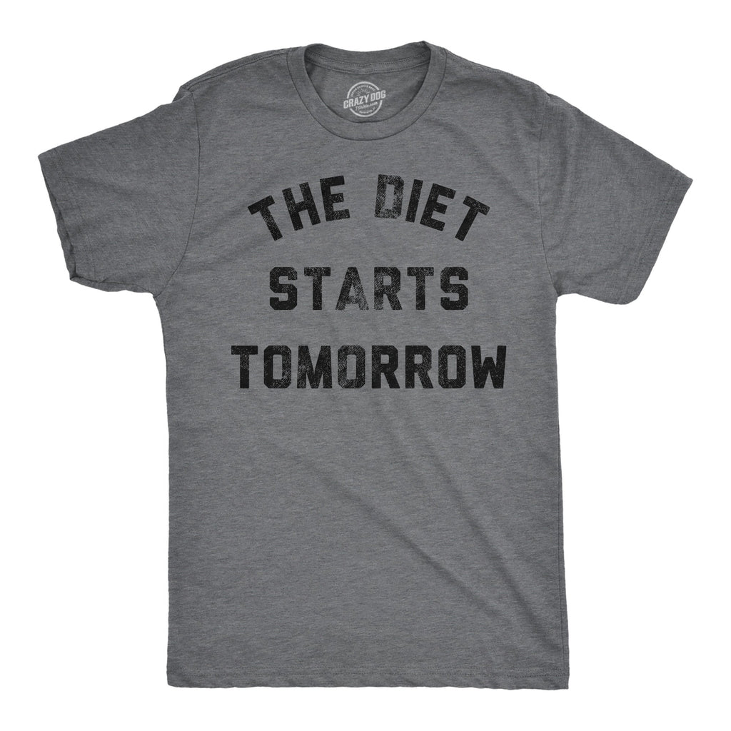 The Diet Starts Tomorrow Men's T Shirt product image 1