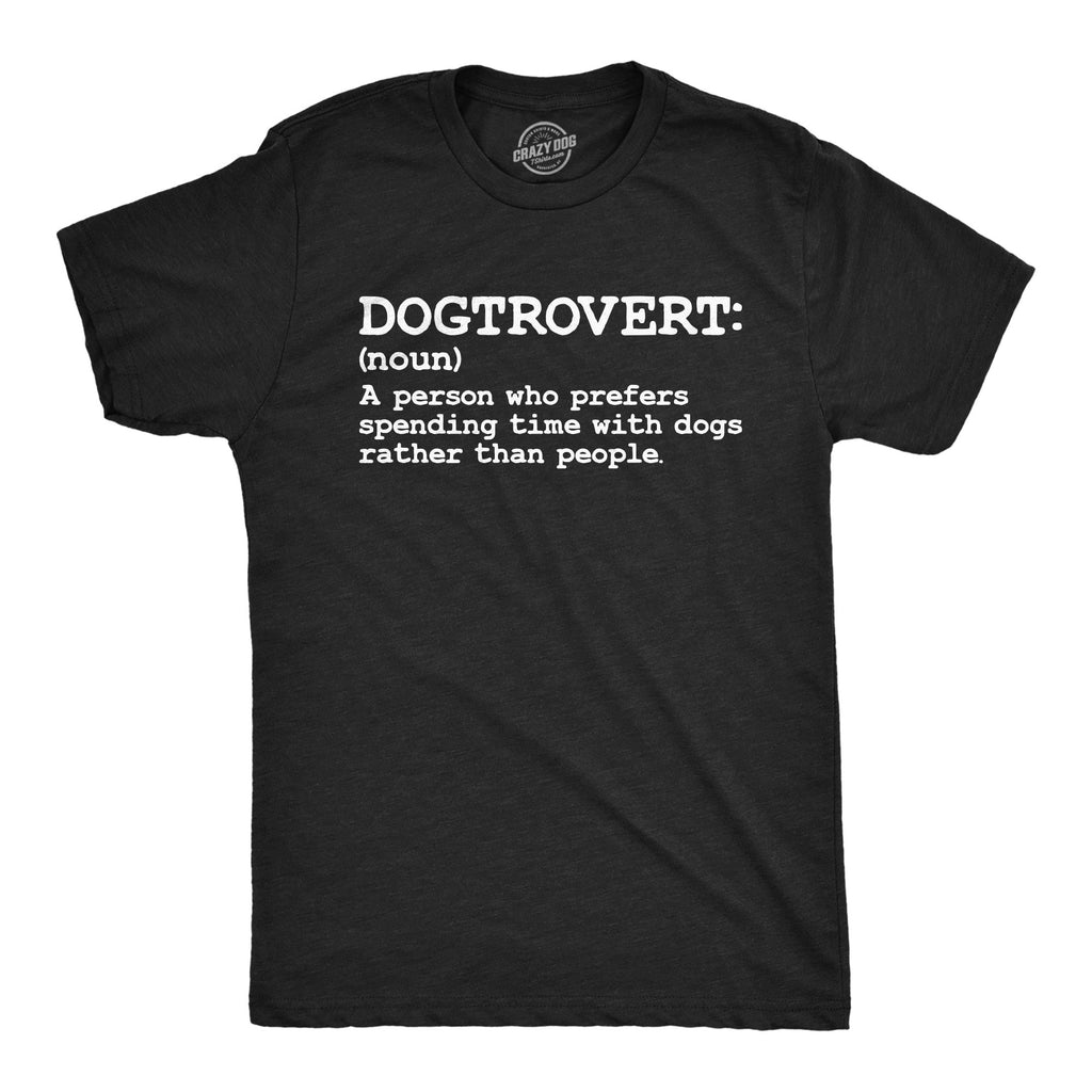 Dogtrovert Definition Men's T Shirt product image 1