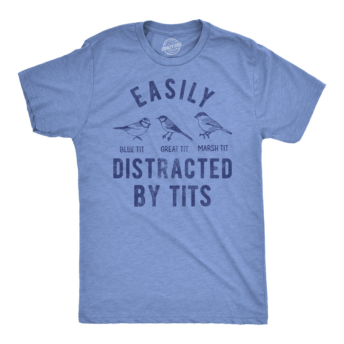 Easily Distracted By Tits Men's T Shirt product image 1
