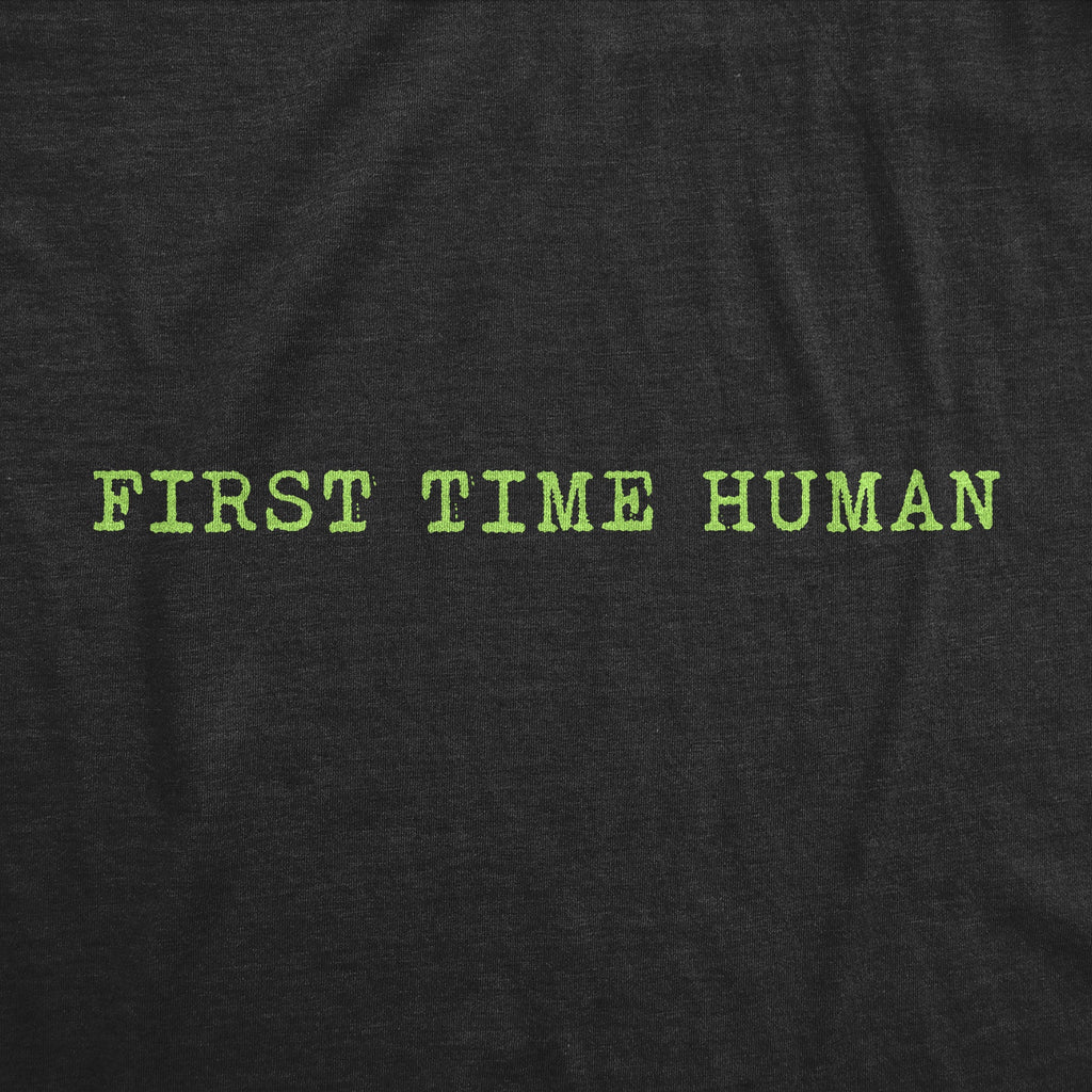 First Time Human Men's T Shirt product image 3