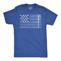 Fishing American Flag Men's T Shirt product image 1