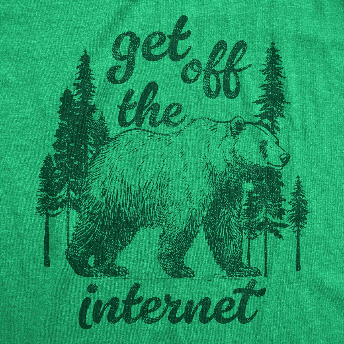 Get Off The Internet Men's T Shirt product image 3