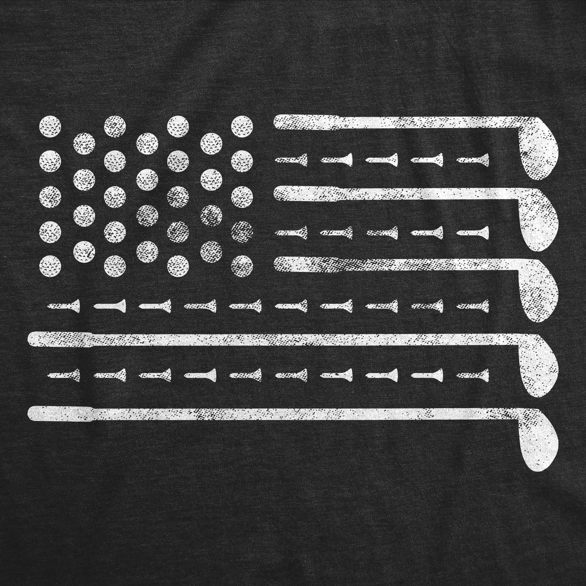 Golf American Flag Men's T Shirt product image 3