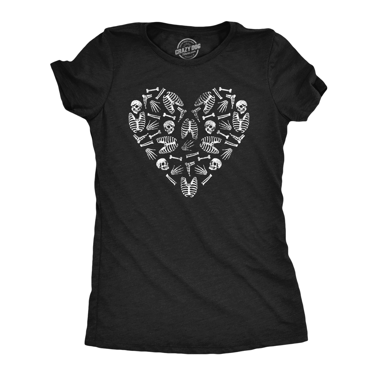 Heart Skeleton Bones Women's T Shirt product image 1