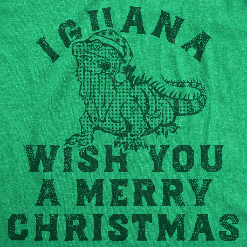 Iguana Wish You A Merry Christmas Men's T Shirt product image 2