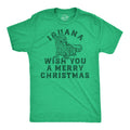 Iguana Wish You A Merry Christmas Men's T Shirt product image 1