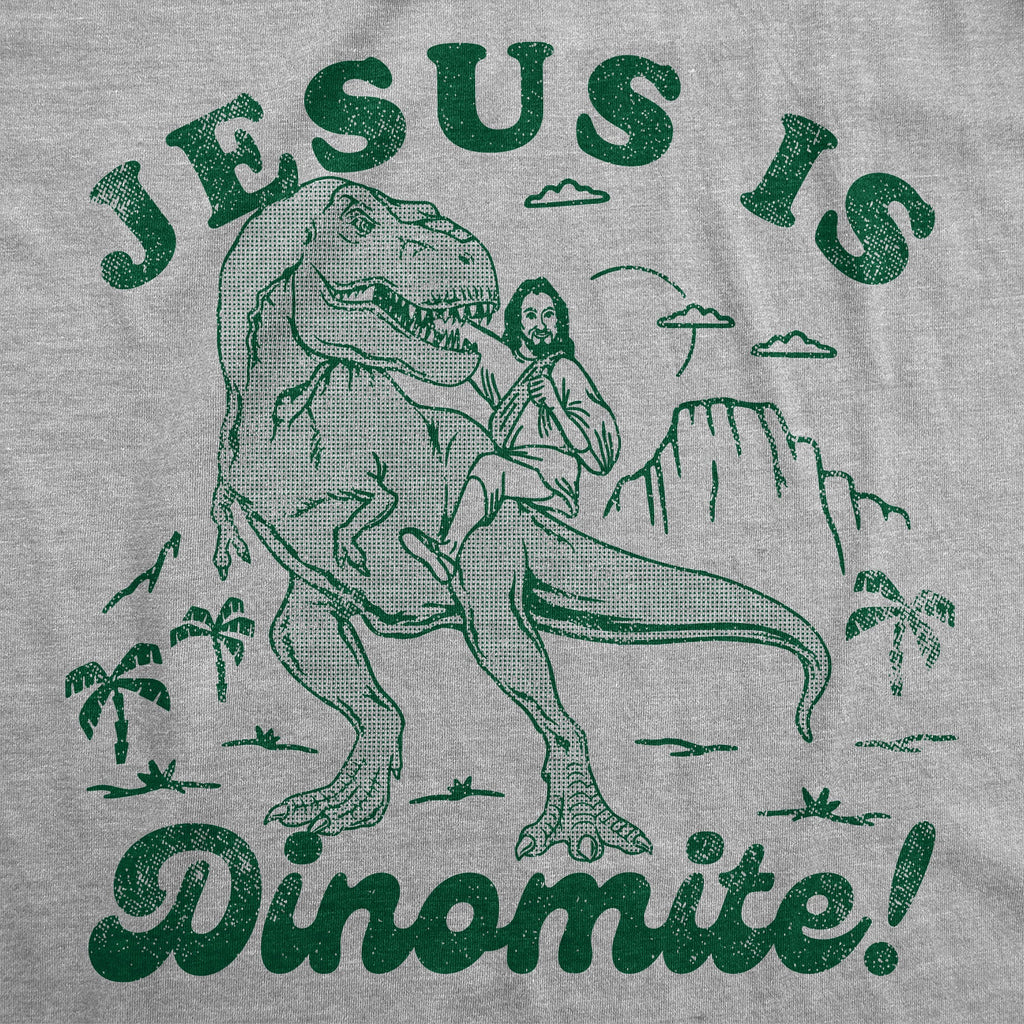 Jesus Is Dinomite Men's T Shirt product image 3