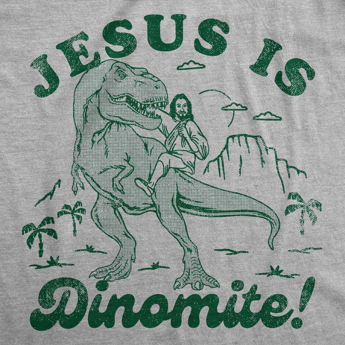 Jesus Is Dinomite Men's T Shirt product image 3