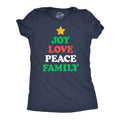 Joy Peace Love Family Women's T Shirt product image 1