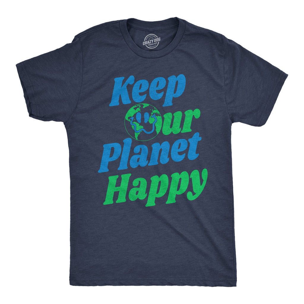 Keep Our Planet Happy Men's T Shirt product image 1