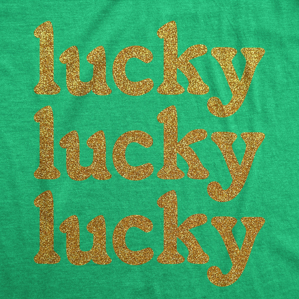 Lucky Orange Glitter Women's T Shirt product image 3