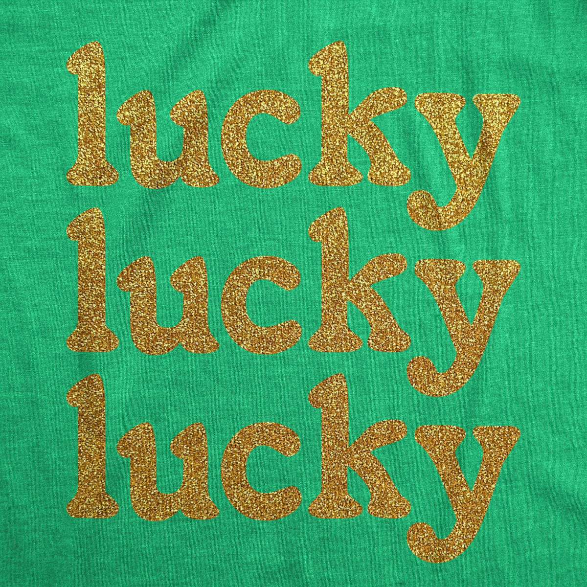 Lucky Orange Glitter Women's T Shirt product image 3