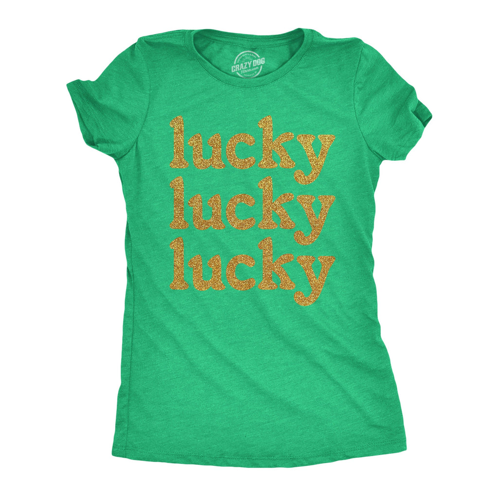 Lucky Orange Glitter Women's T Shirt product image 1