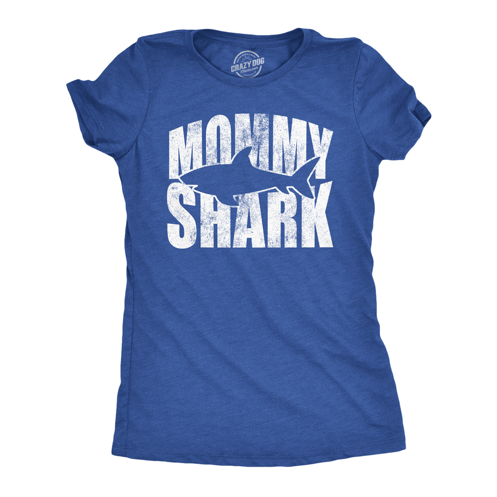 Mommy Shark Silhouette Women's T Shirt product image 1