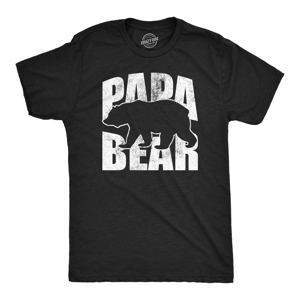 Papa Bear Silhouette Men's T Shirt product image 5