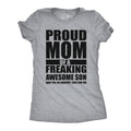 Proud Mom Of A Freaking Awesome Son Women's T Shirt product image 1