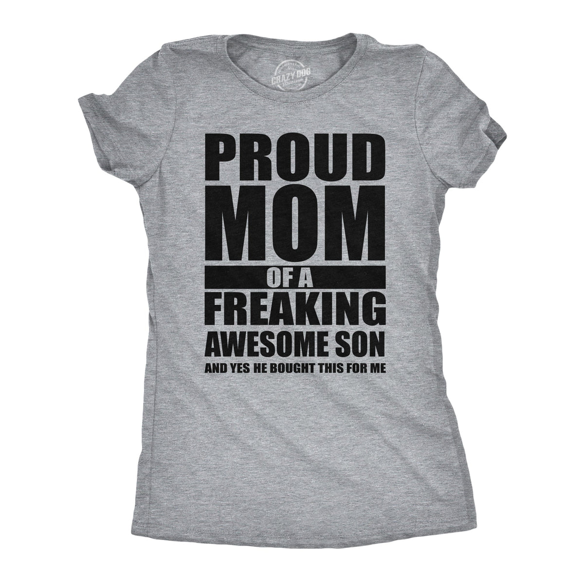 Proud Mom Of A Freaking Awesome Son Women's T Shirt product image 1