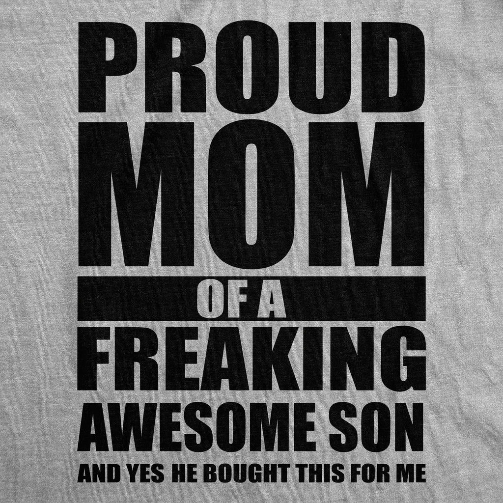 Proud Mom Of A Freaking Awesome Son Women's T Shirt product image 2