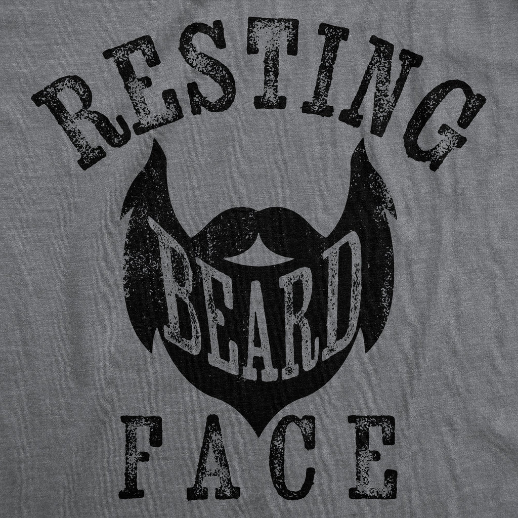 Resting Beard Face Men's T Shirt product image 3