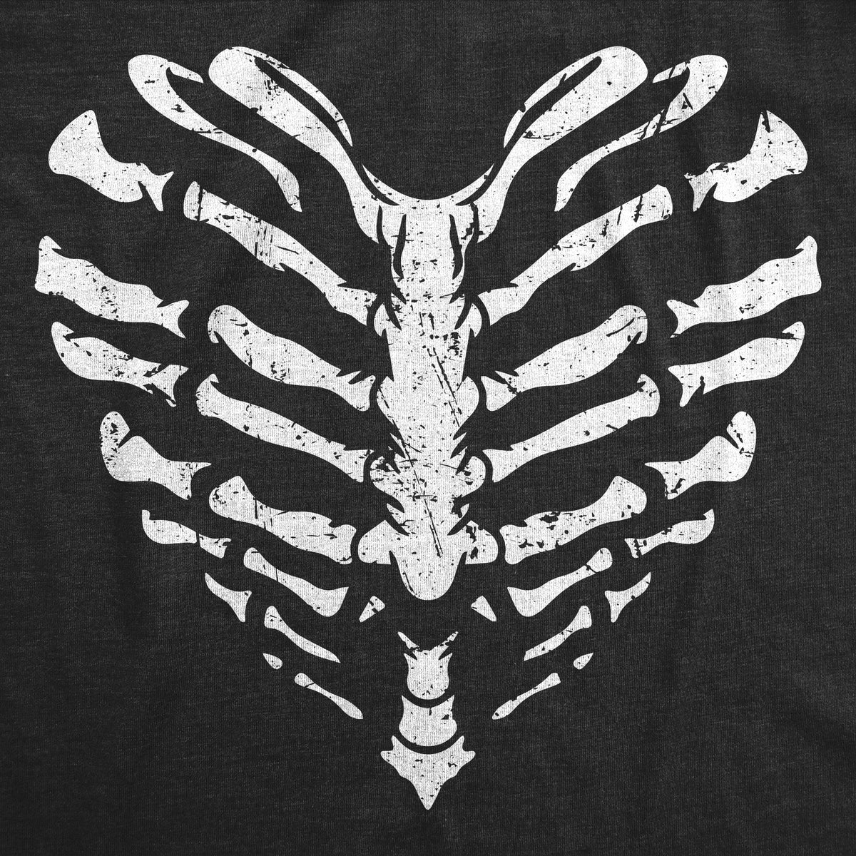 Skeleton Ribcage Heart Men's T Shirt product image 3