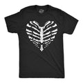 Skeleton Ribcage Heart Men's T Shirt product image 1