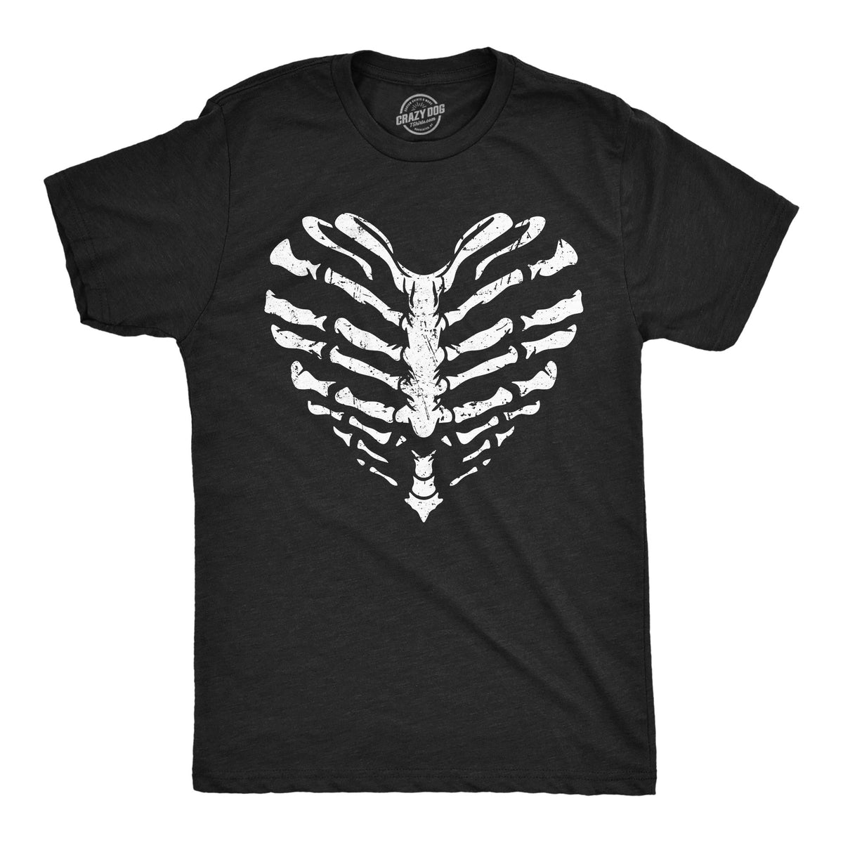 Skeleton Ribcage Heart Men's T Shirt product image 1
