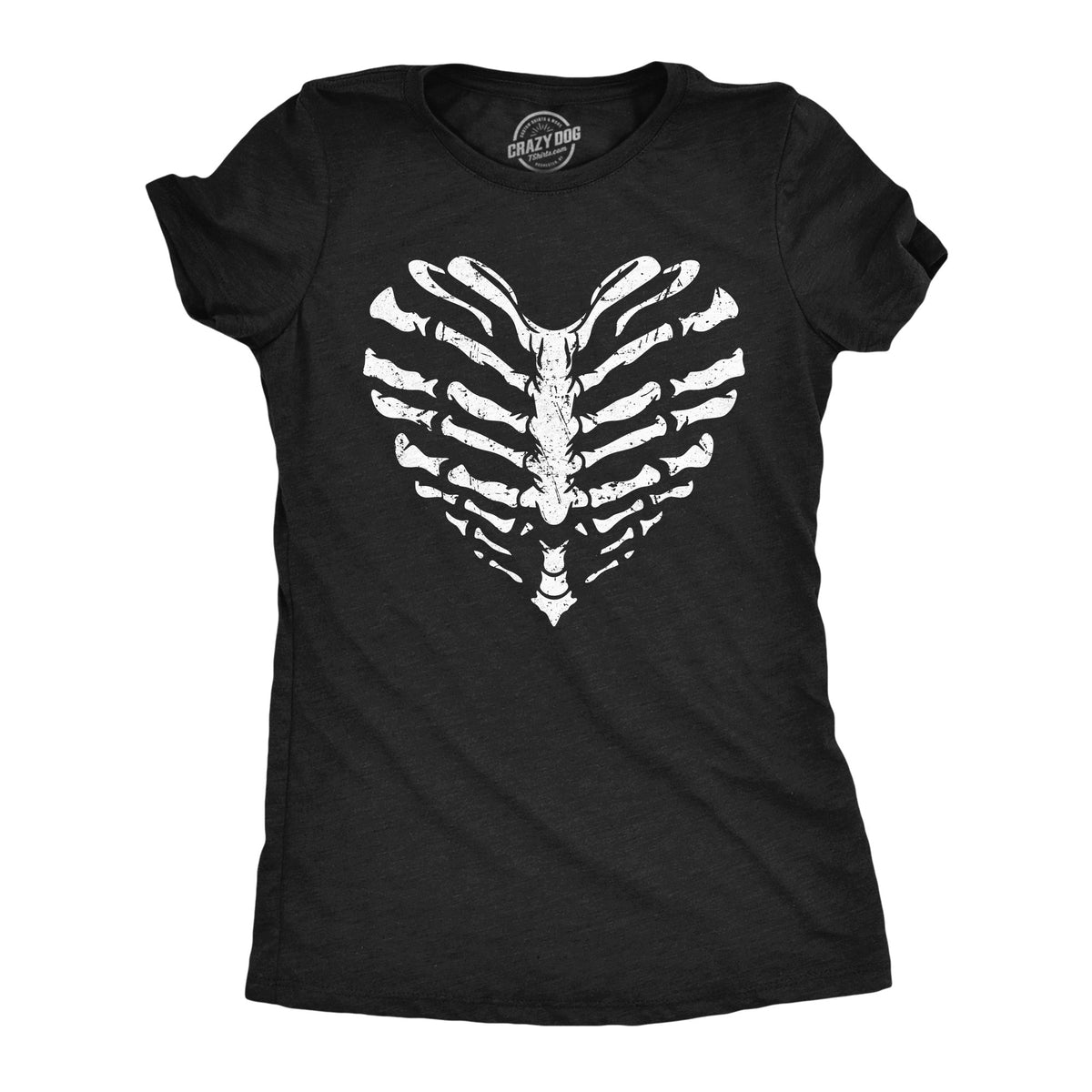 Skeleton Ribcage Heart Women's T Shirt product image 1