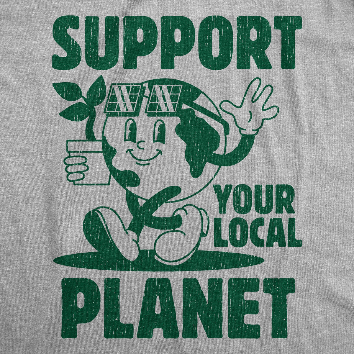 Support Your Local Planet Men's T Shirt product image 3