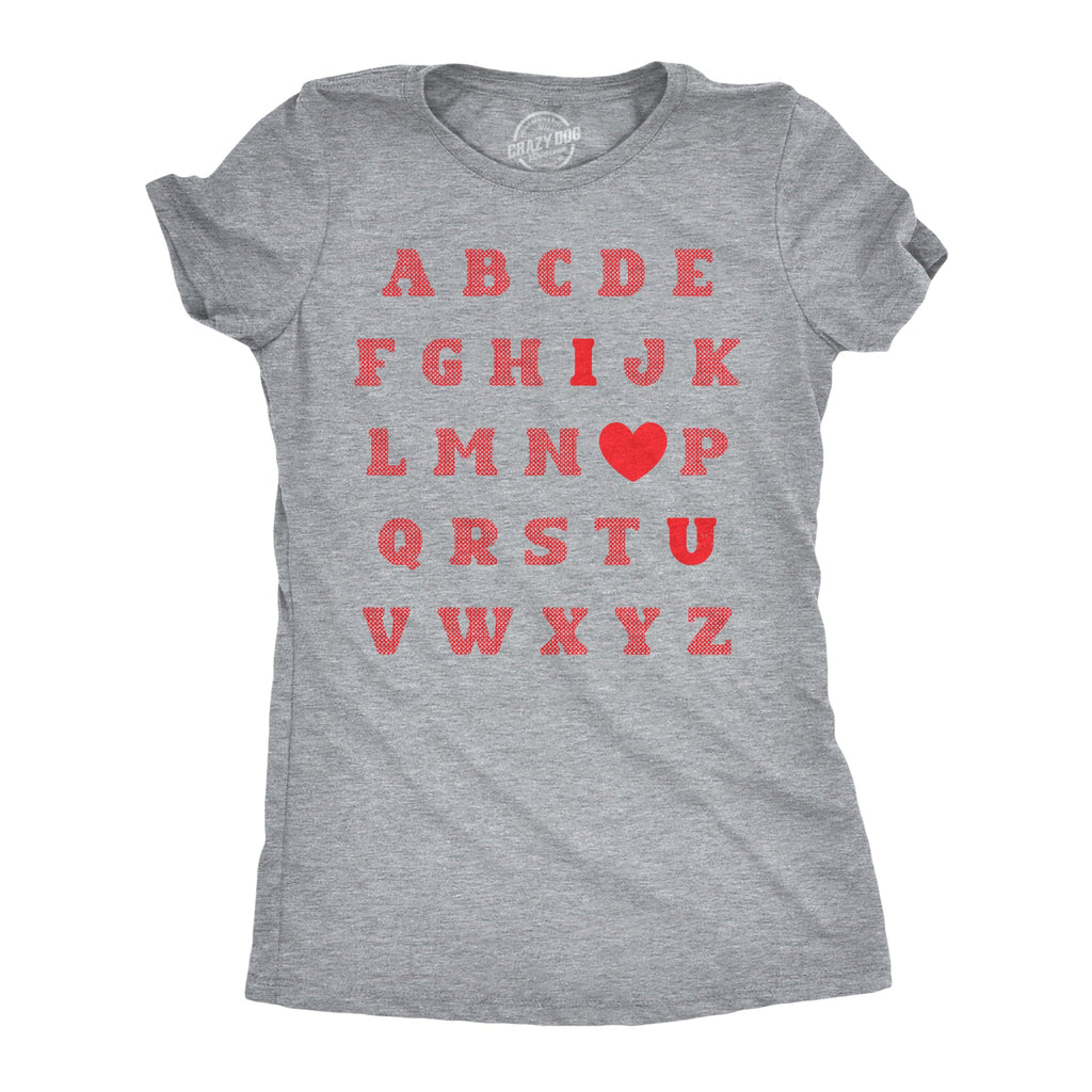 Valentine Alphabet Women's T Shirt product image 1