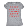 Valentine Alphabet Women's T Shirt product image 1