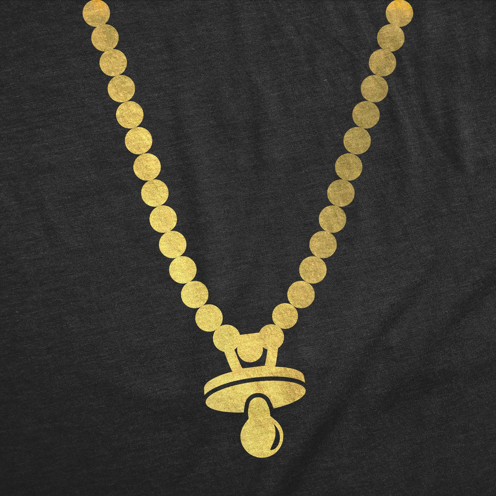 Gold Pacifier Baby Bodysuit