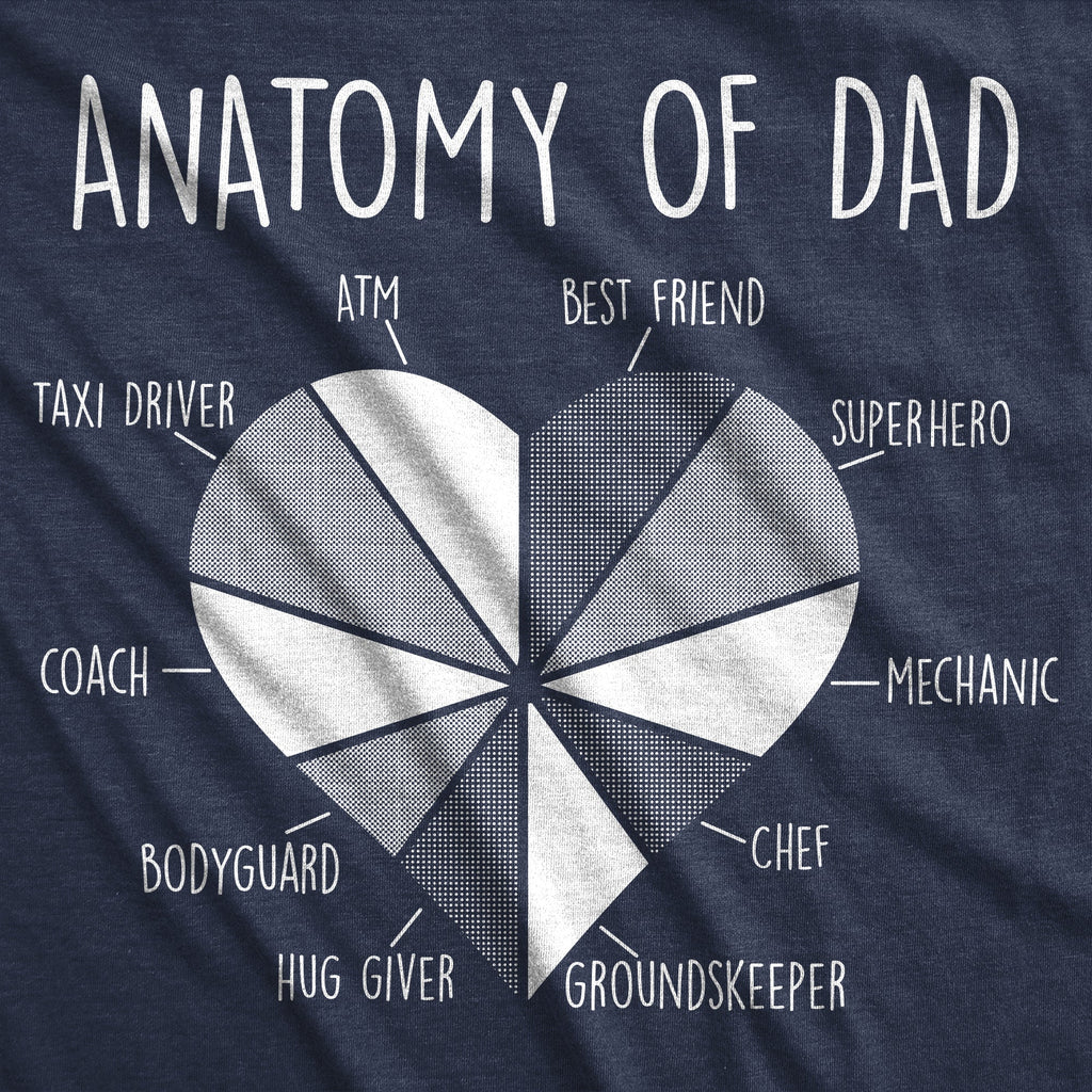 Anatomy Of Dad Men's T Shirt product image 3