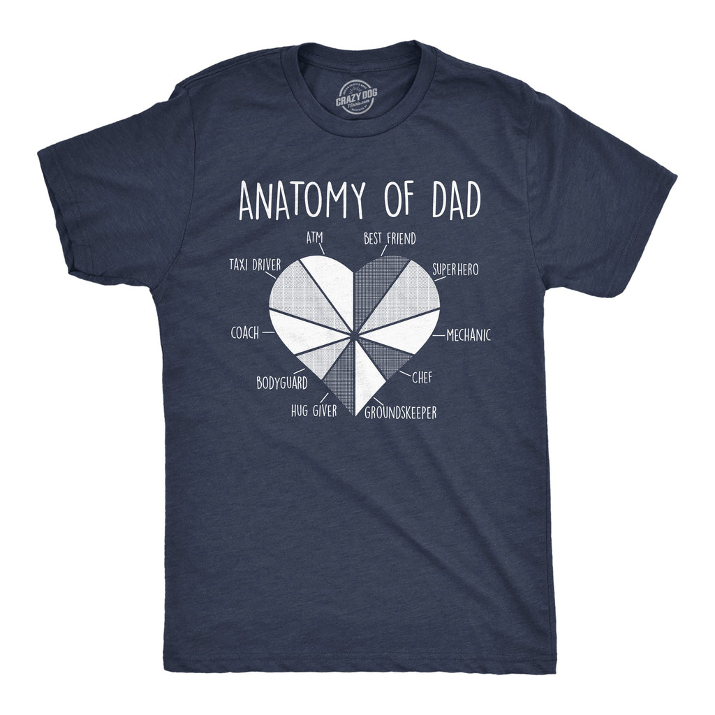 Anatomy Of Dad Men's T Shirt product image 1