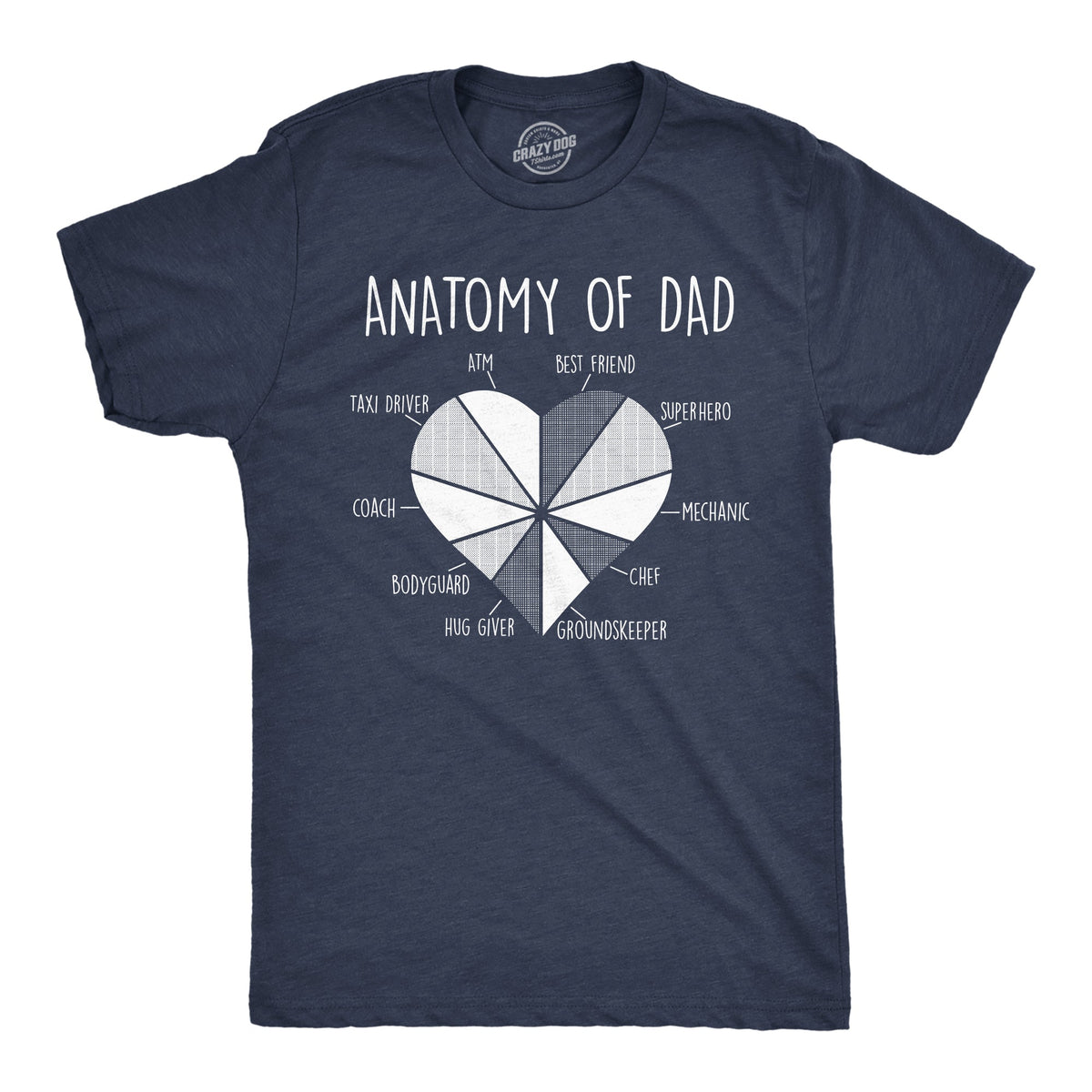 Anatomy Of Dad Men's T Shirt product image 1