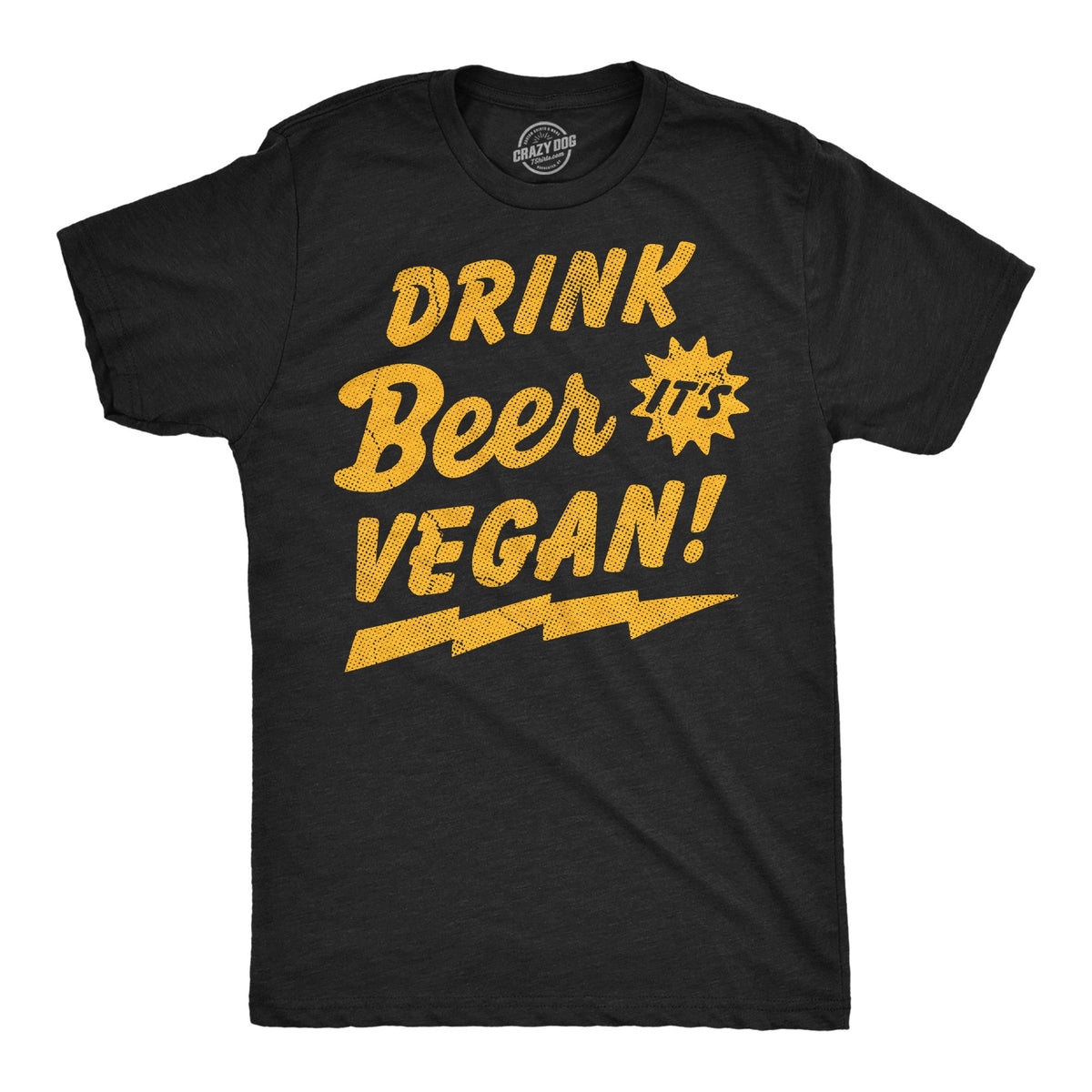 Drink Beer Its Vegan Men's T Shirt product image 4
