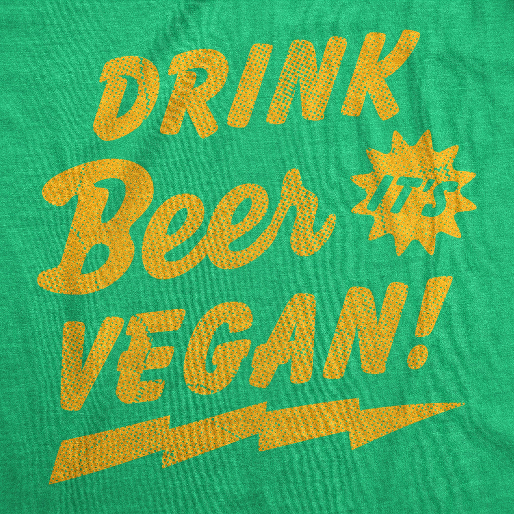 Drink Beer Its Vegan Men's T Shirt product image 2