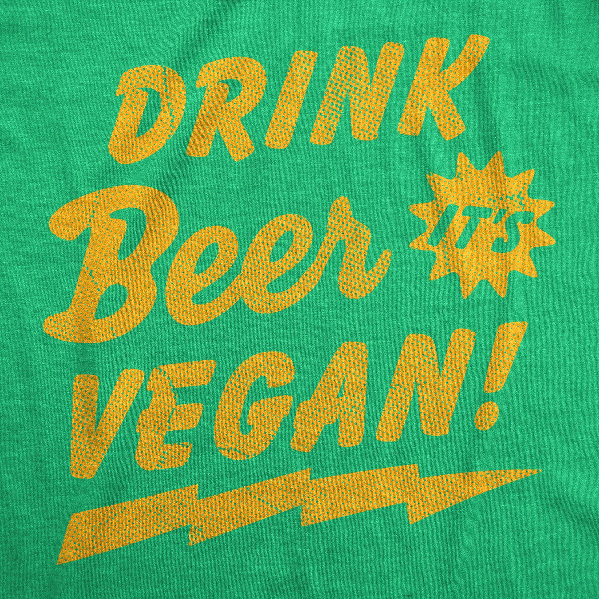 Drink Beer Its Vegan Men's T Shirt product image 2