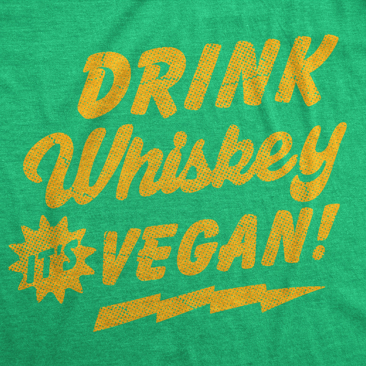 Drink Whiskey Its Vegan Men's T Shirt product image 5