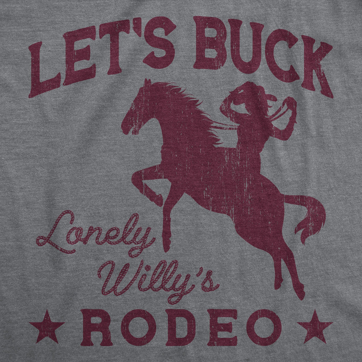 Lets Buck Rodeo Men's T Shirt product image 3
