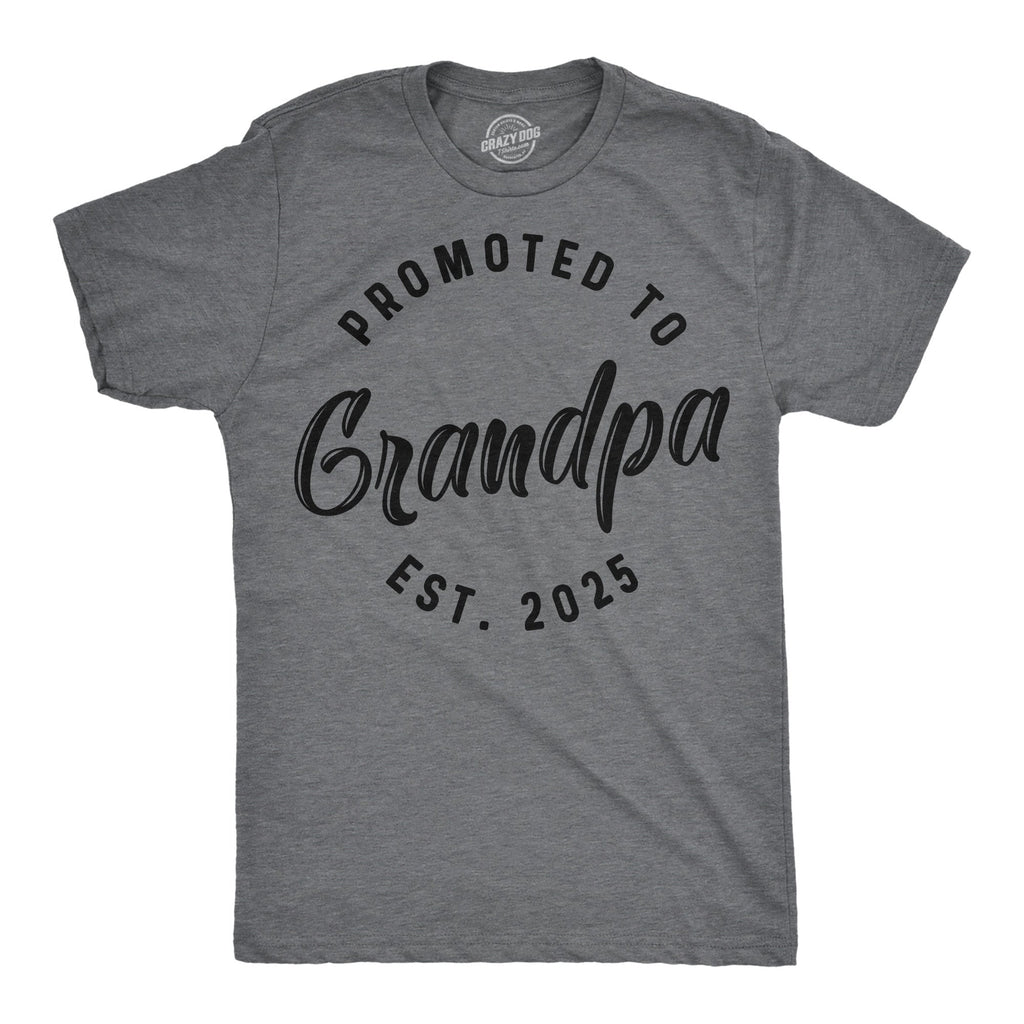 Promoted To Grandpa 2025 Men's T Shirt product image 1