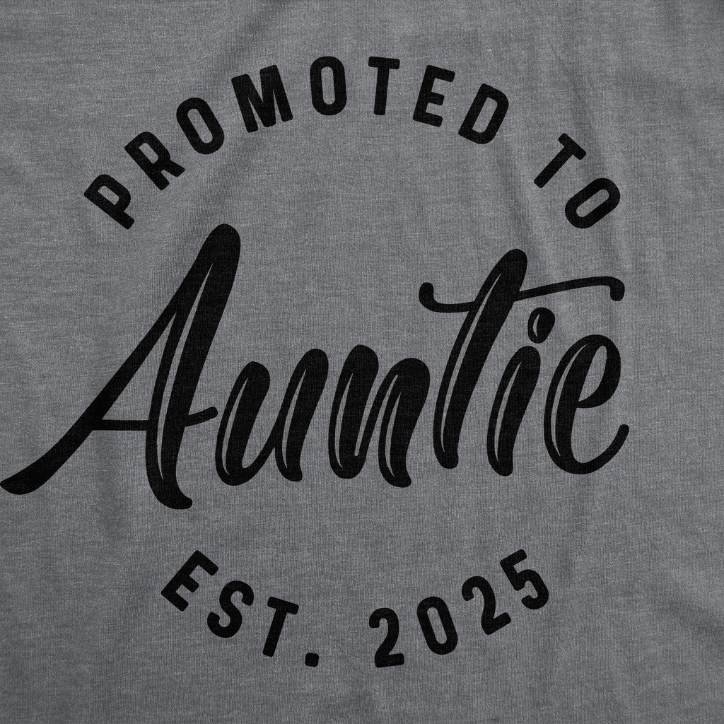 Promoted To Auntie 2025 Women's T Shirt product image 2