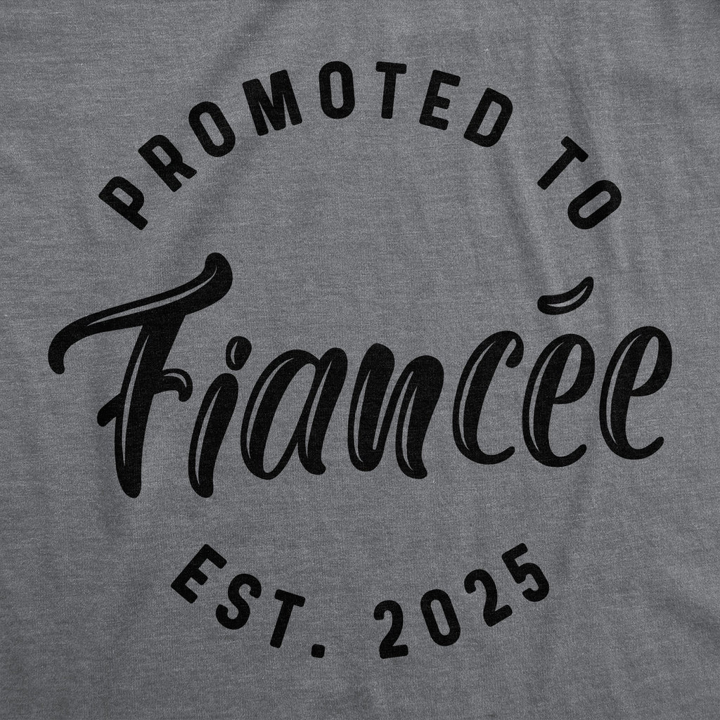 Promoted To Fiancee 2025 Women's T Shirt product image 2
