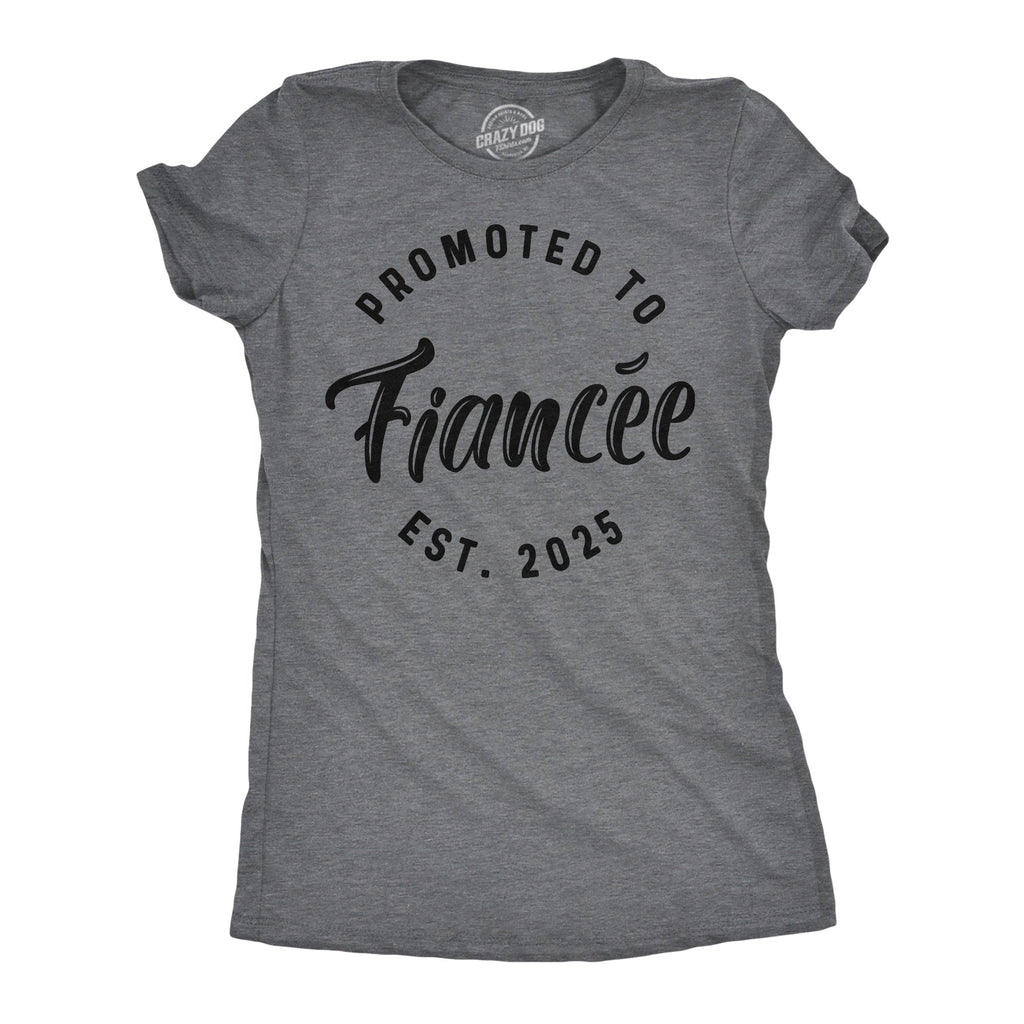 Promoted To Fiancee 2025 Women's T Shirt product image 1