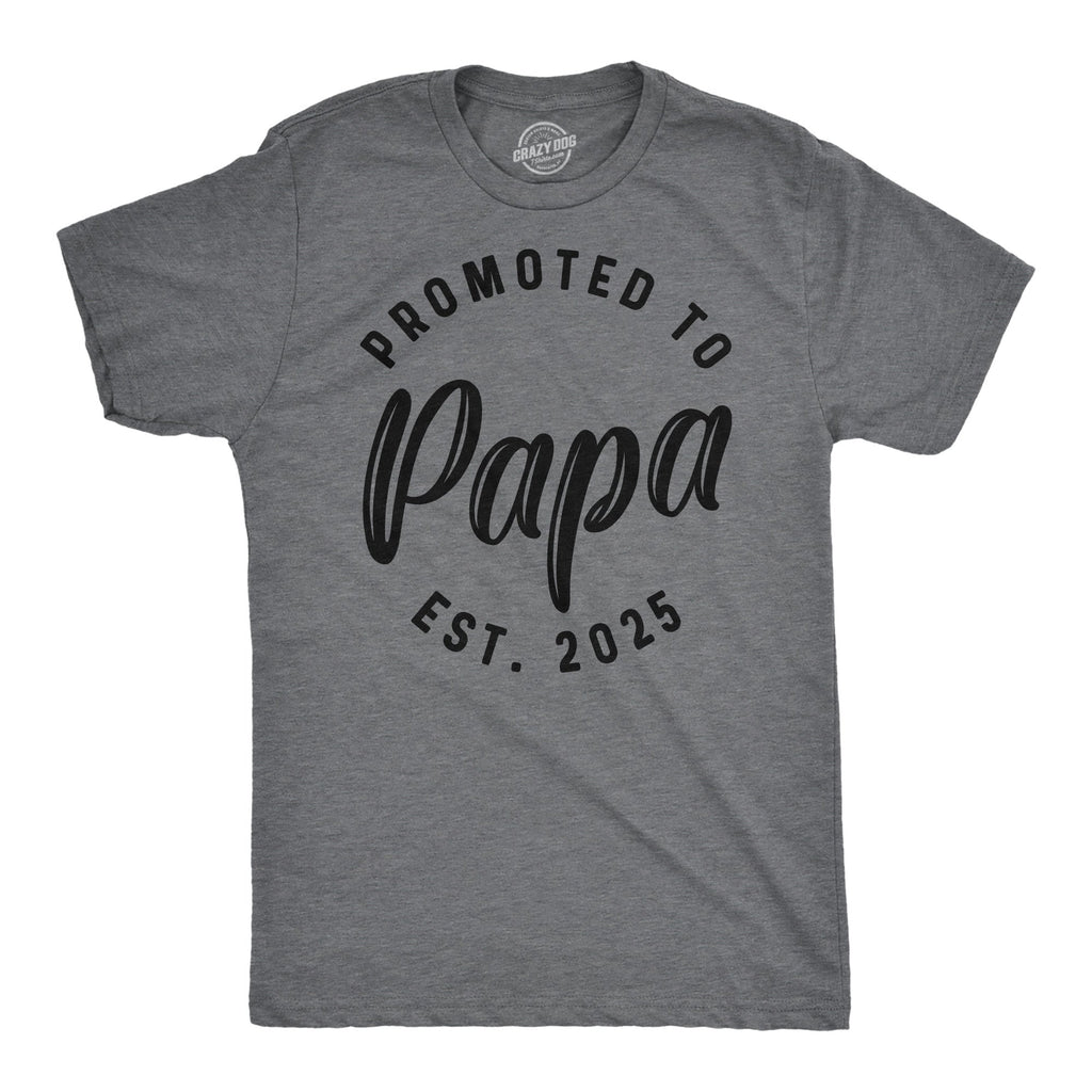 Promoted To Papa 2025 Men's T Shirt product image 1