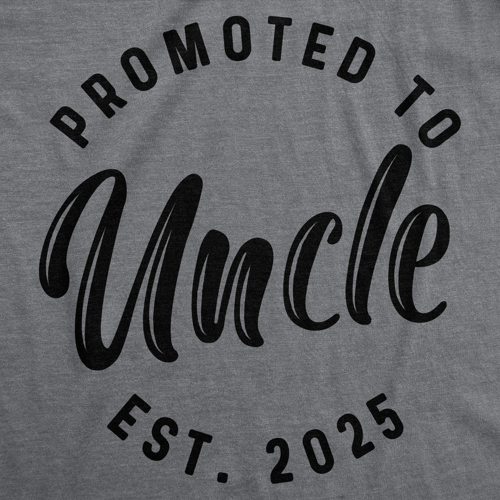 Promoted To Uncle 2025 Men's T Shirt product image 3